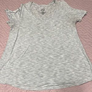 Maurice’s 24/7 open shoulder tee, size 0 or Size L